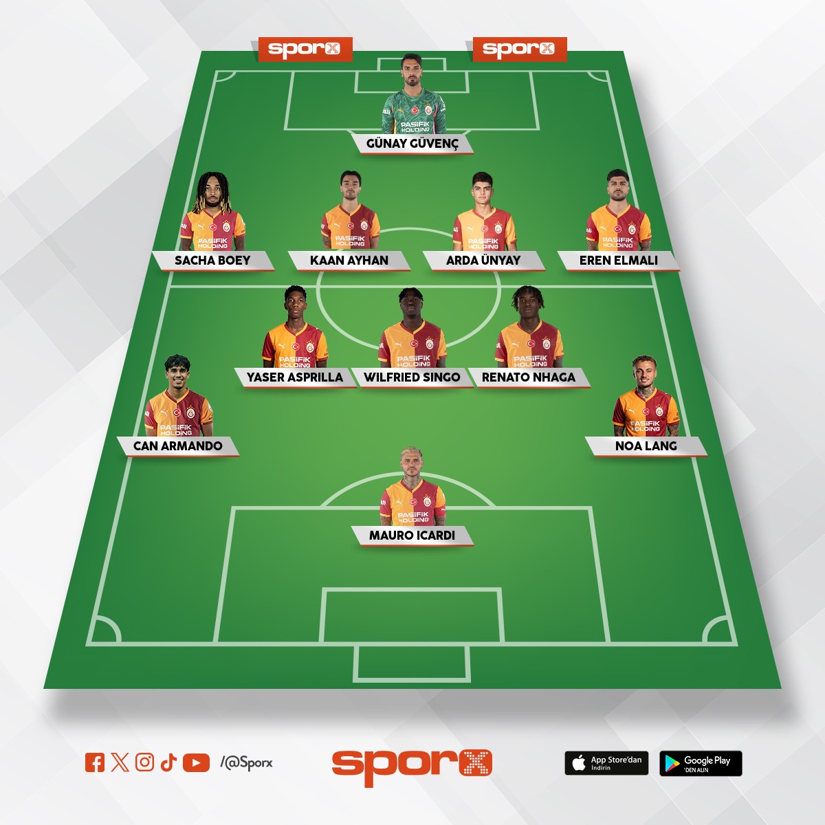 Cift kale yedek takim