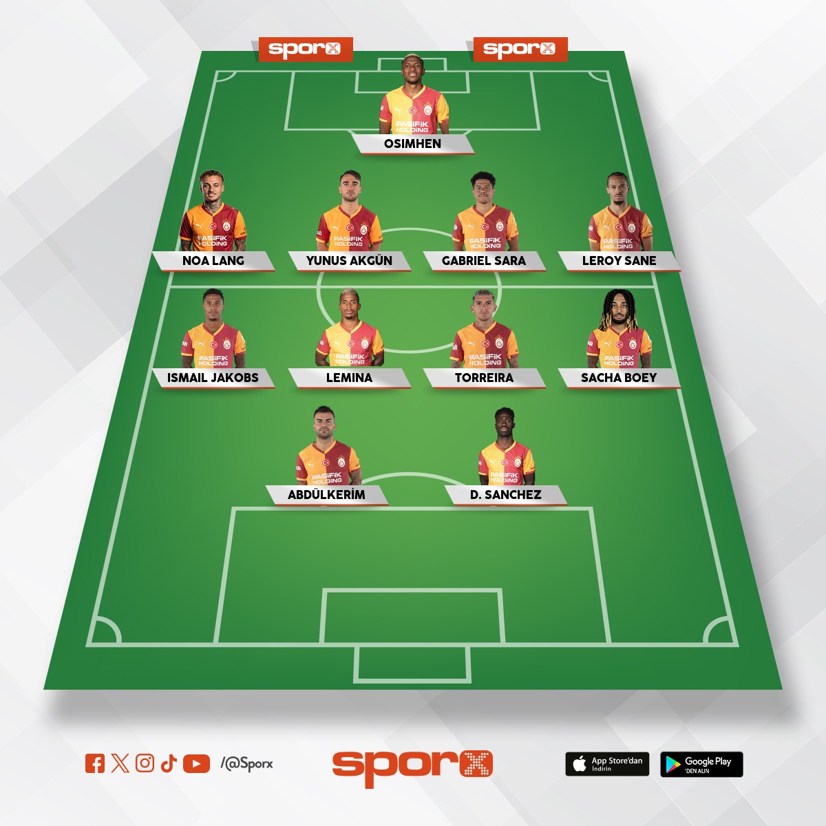 Galatasaray-juventus ma�� kadro