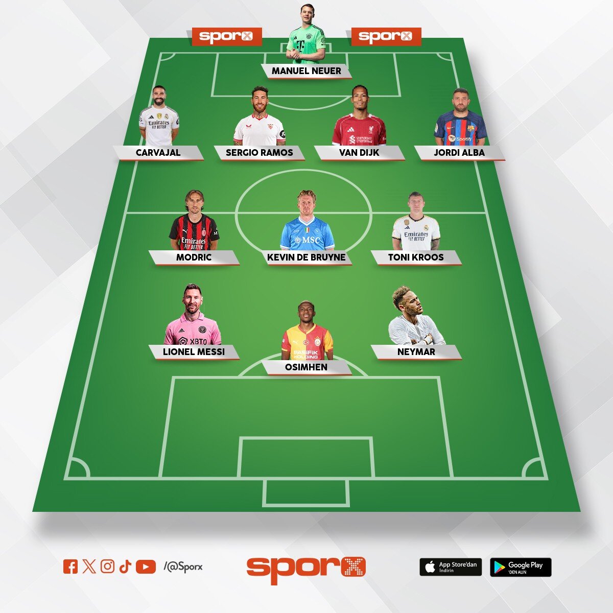 D�nyan�n en iyi kadrosu prime hal� olarak