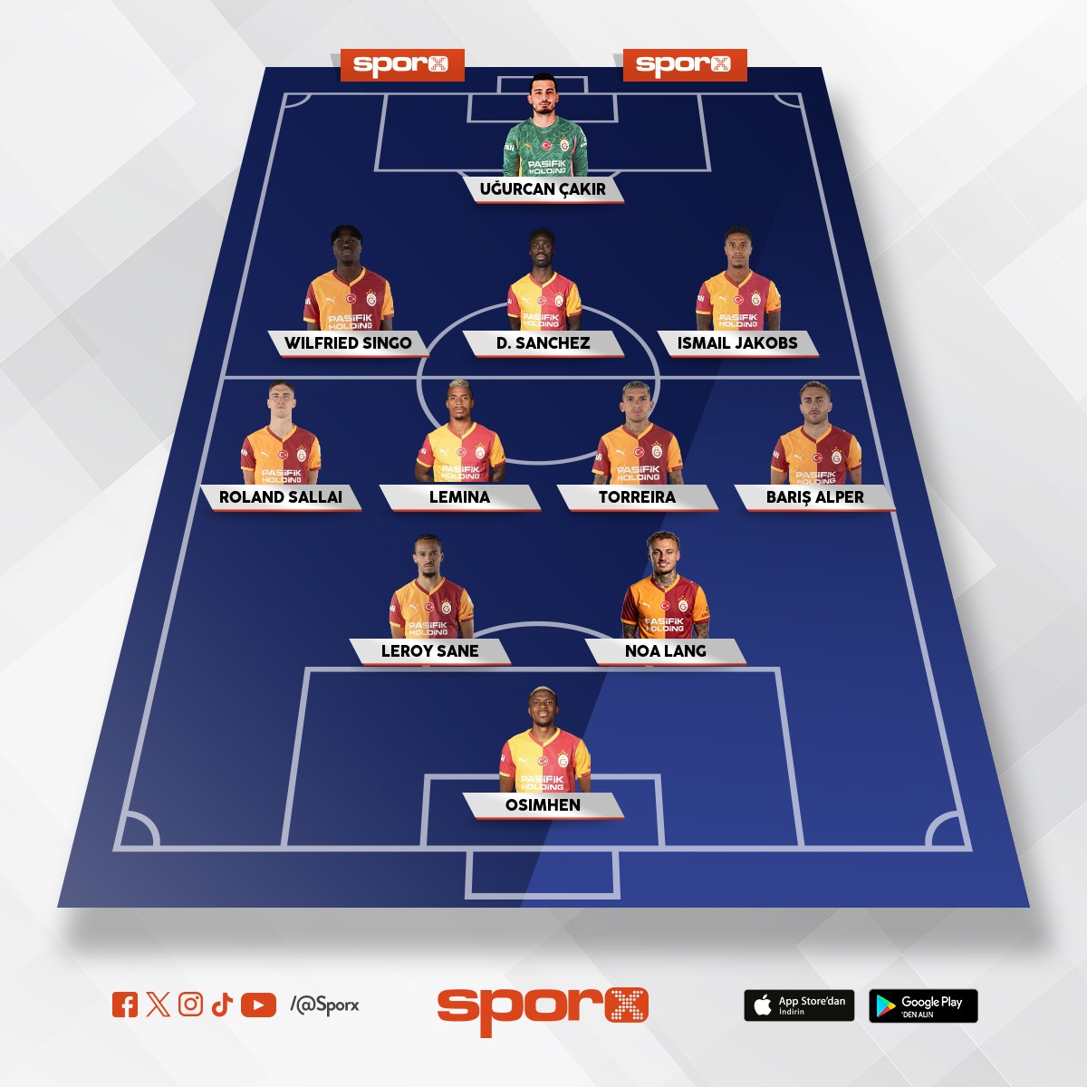 Juventus Deplasman� ilk 11 GS 🙏