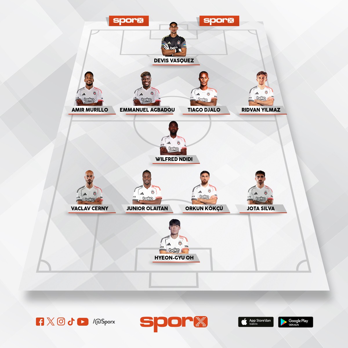 G�ztepe kars�ndaki ilk 11