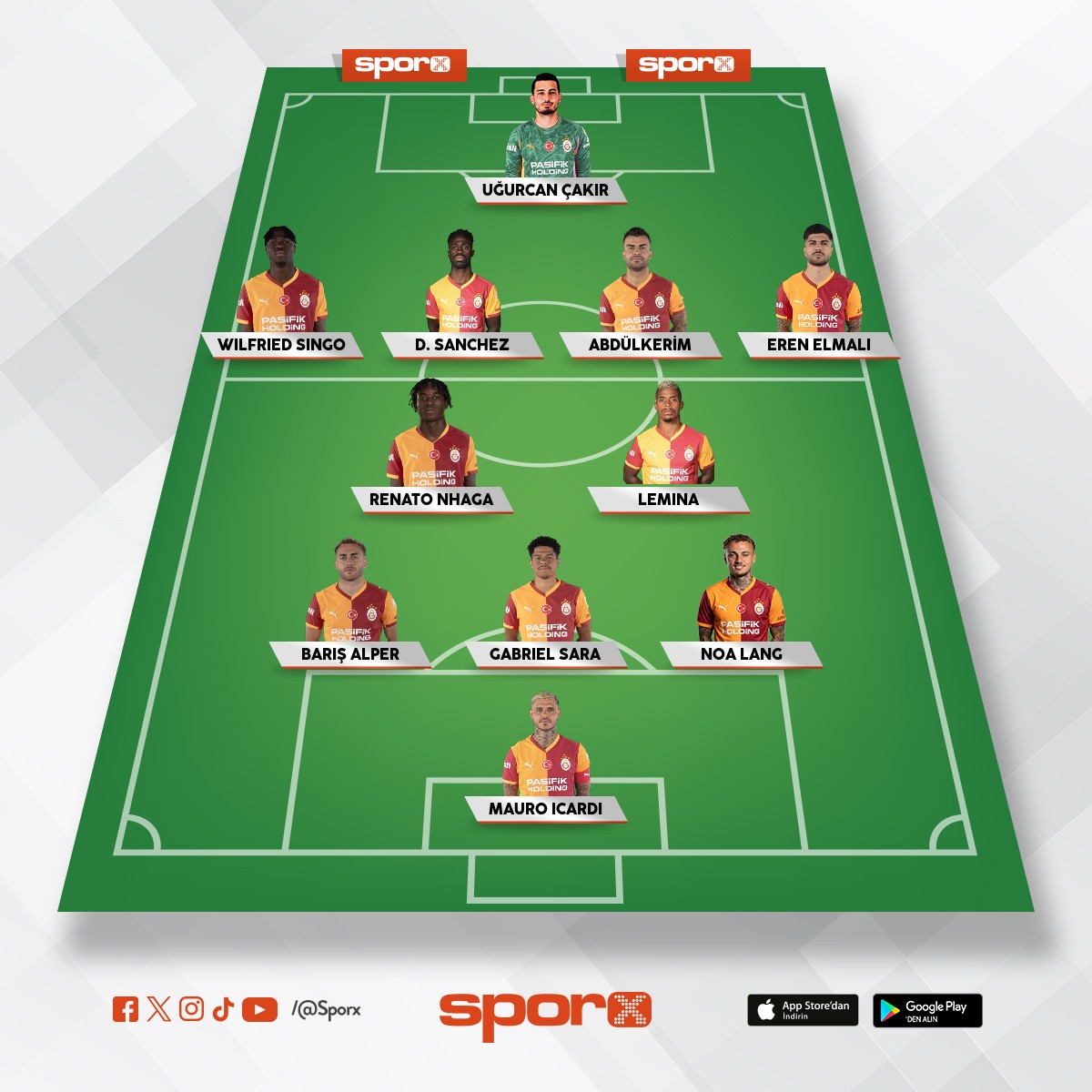 Konyaspor ma�� ilk 11�imiz