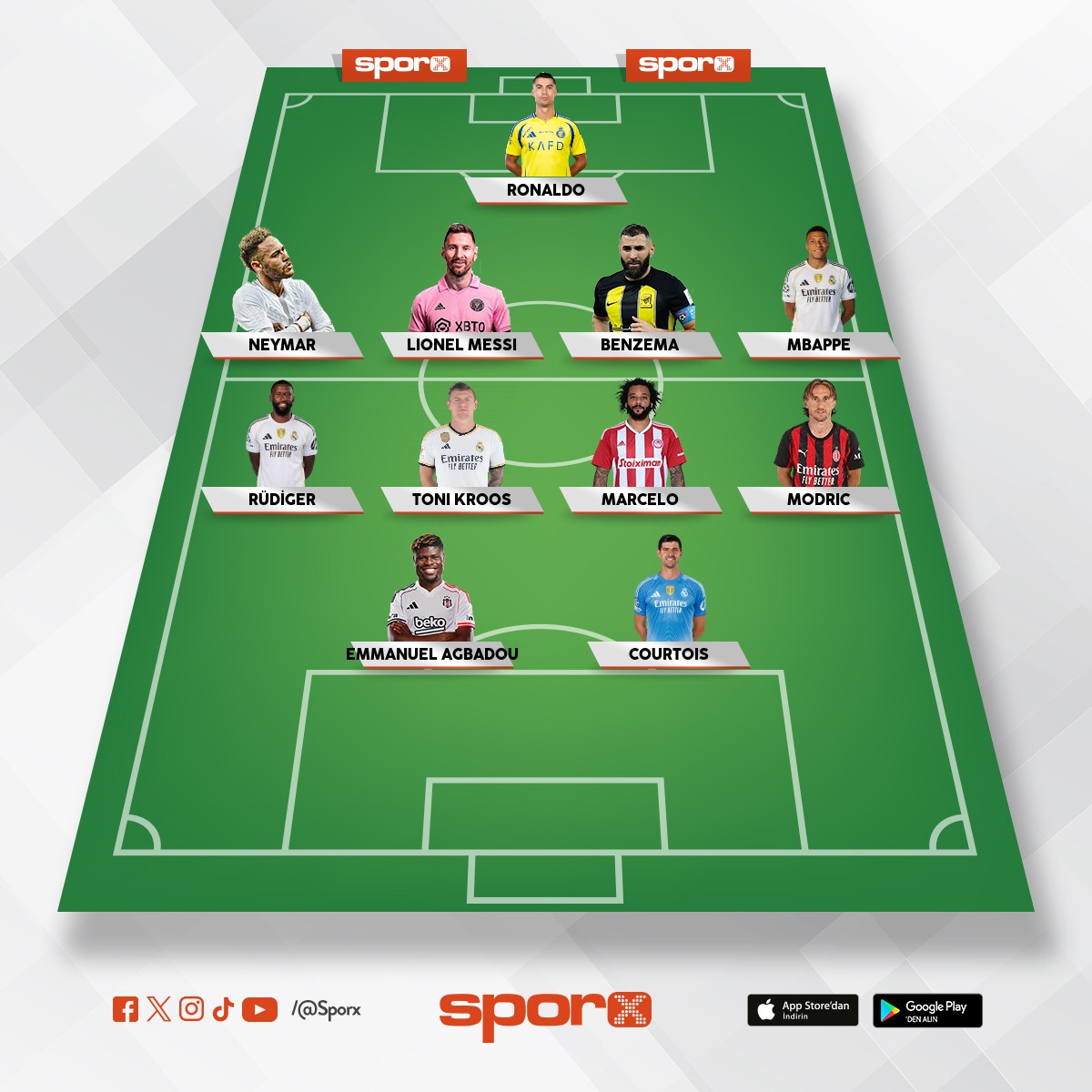 D�nyan�n en iyi ilk 11