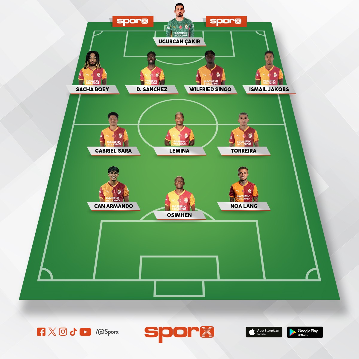 tercih edilen 11 galatasaray