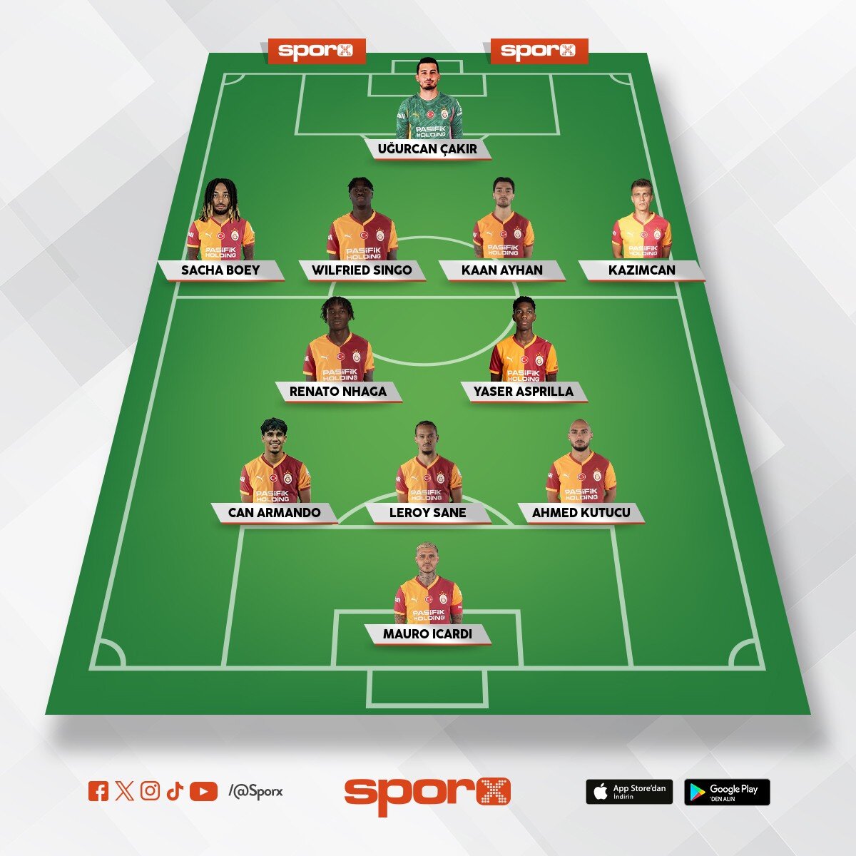 Almaya ma� kadrosu 