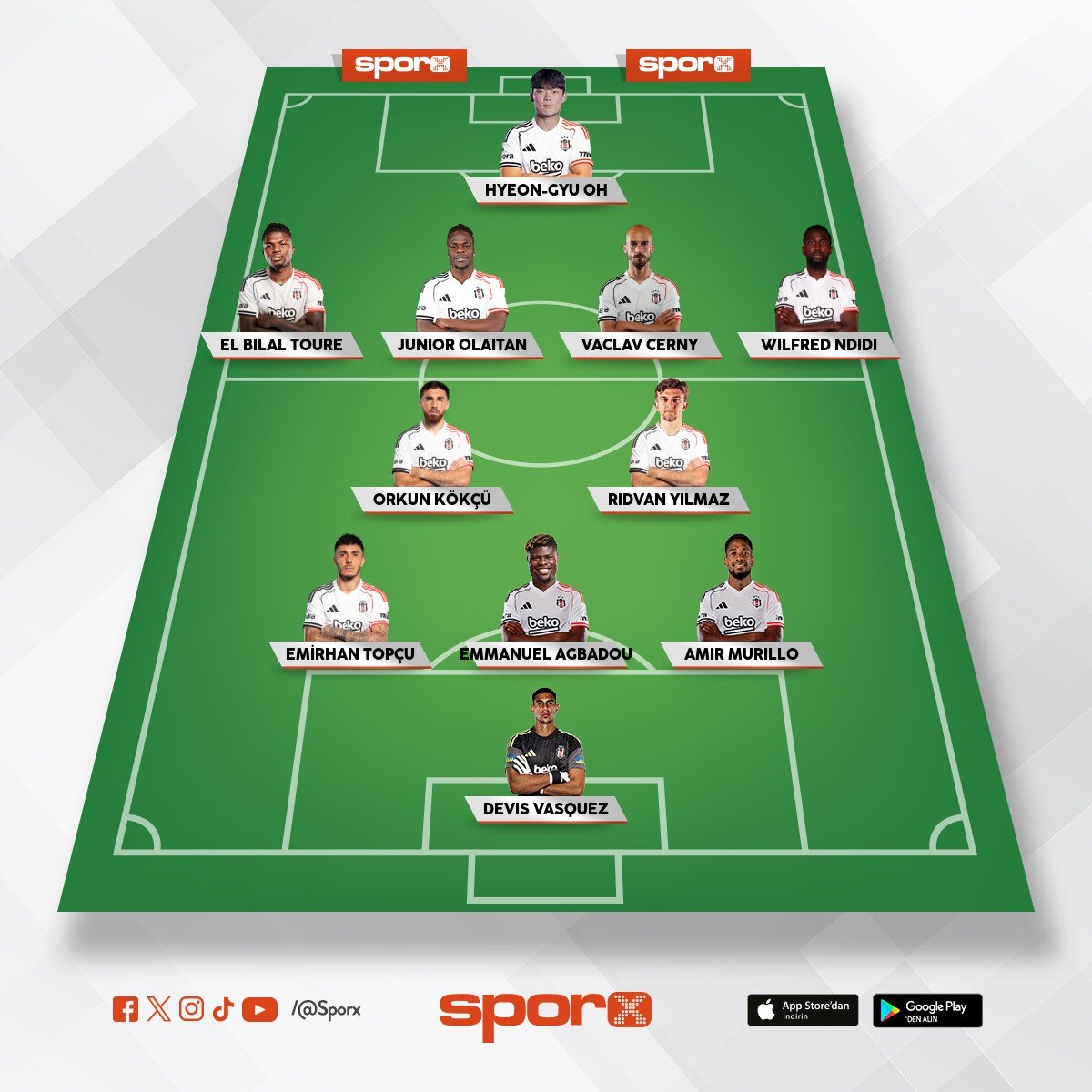 10 numara 5 y�ld�z kadro