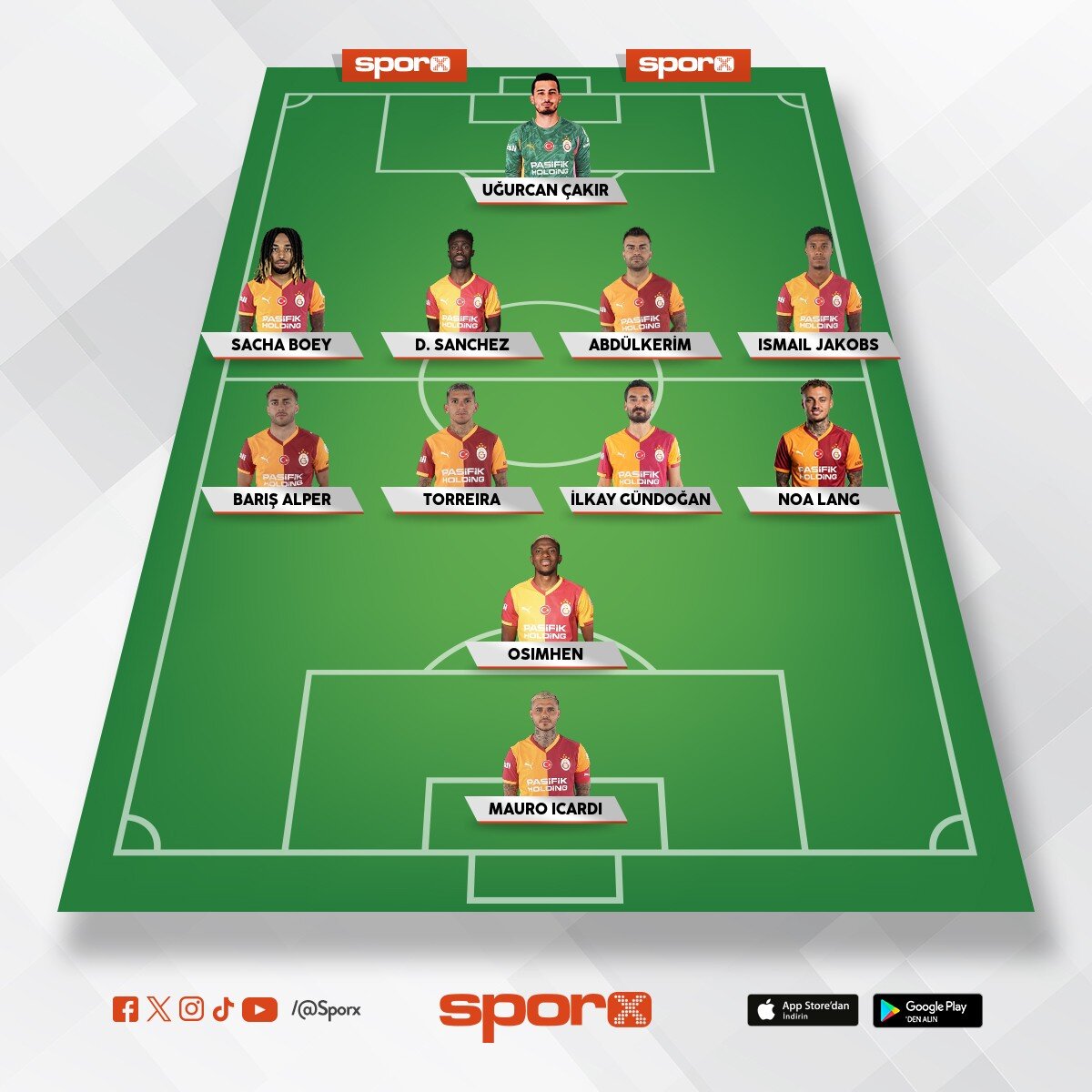 Lemina ve Sara yine d����e ge�tiler. Osimhen'i 10 oynat�n Liverpool oyun kuramas�n, �cardi bitirsin.