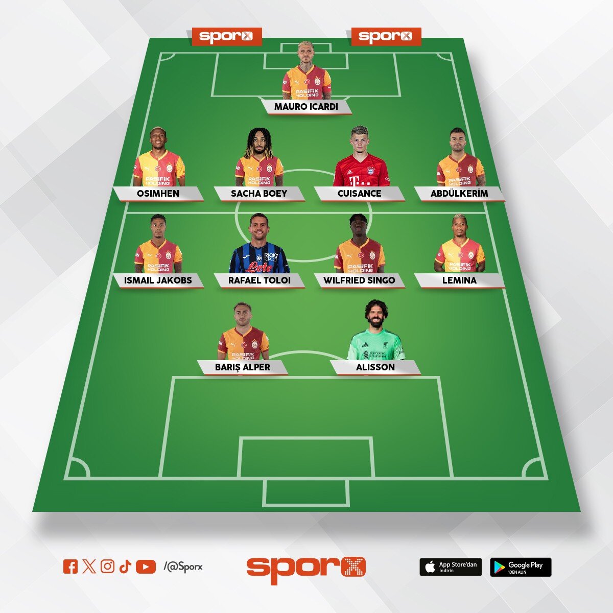 Galatasaray 
�ampiyonlar ligi