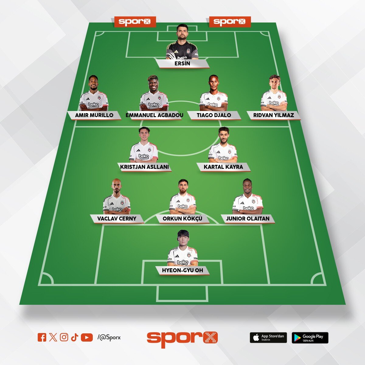 Bjk gen�lerbirli�i kadrosu