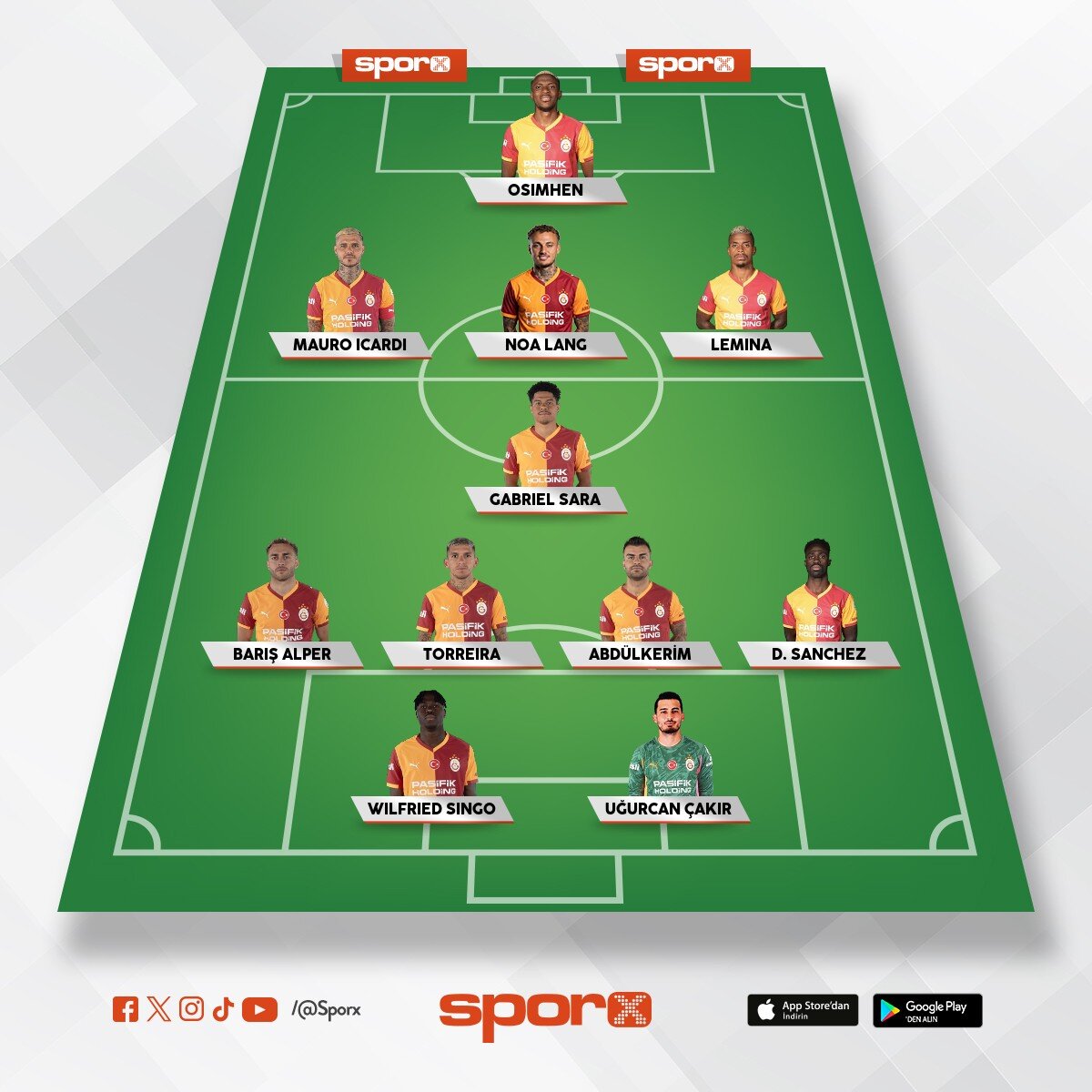 YAMAN AYBAR
 GALATASARAY.   
�INARLISPOR