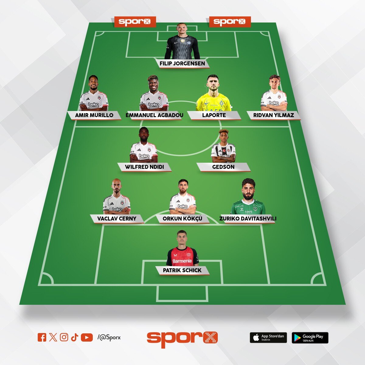 Be�ikta� yeni sezon kadrosu 