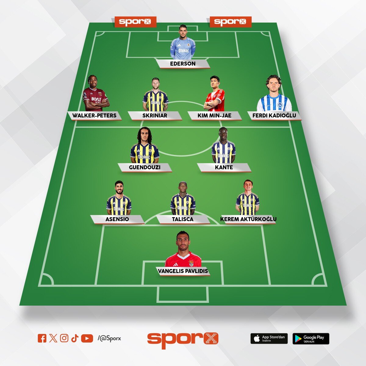 Fenerbah�e tarihini bu kadroyu hak ediyor