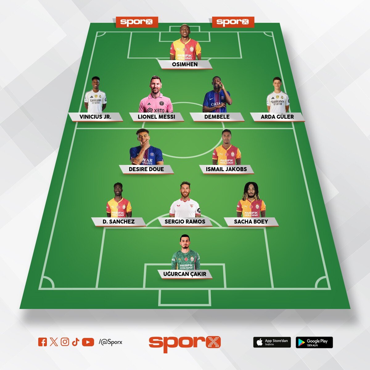 d�nyan�n tak�m�