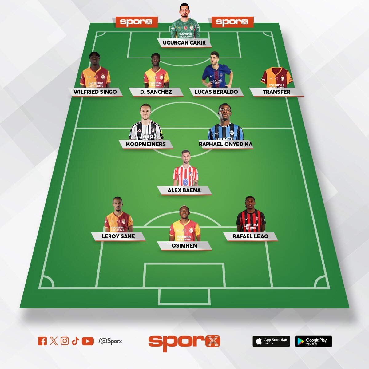 Sol bek - mats rots | Ucl de kal�c� ba�ar� i�in b�yle teknik bir ilk 11 �art