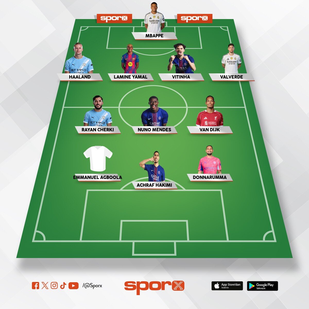 d�nyan�n en iyi tak�m�