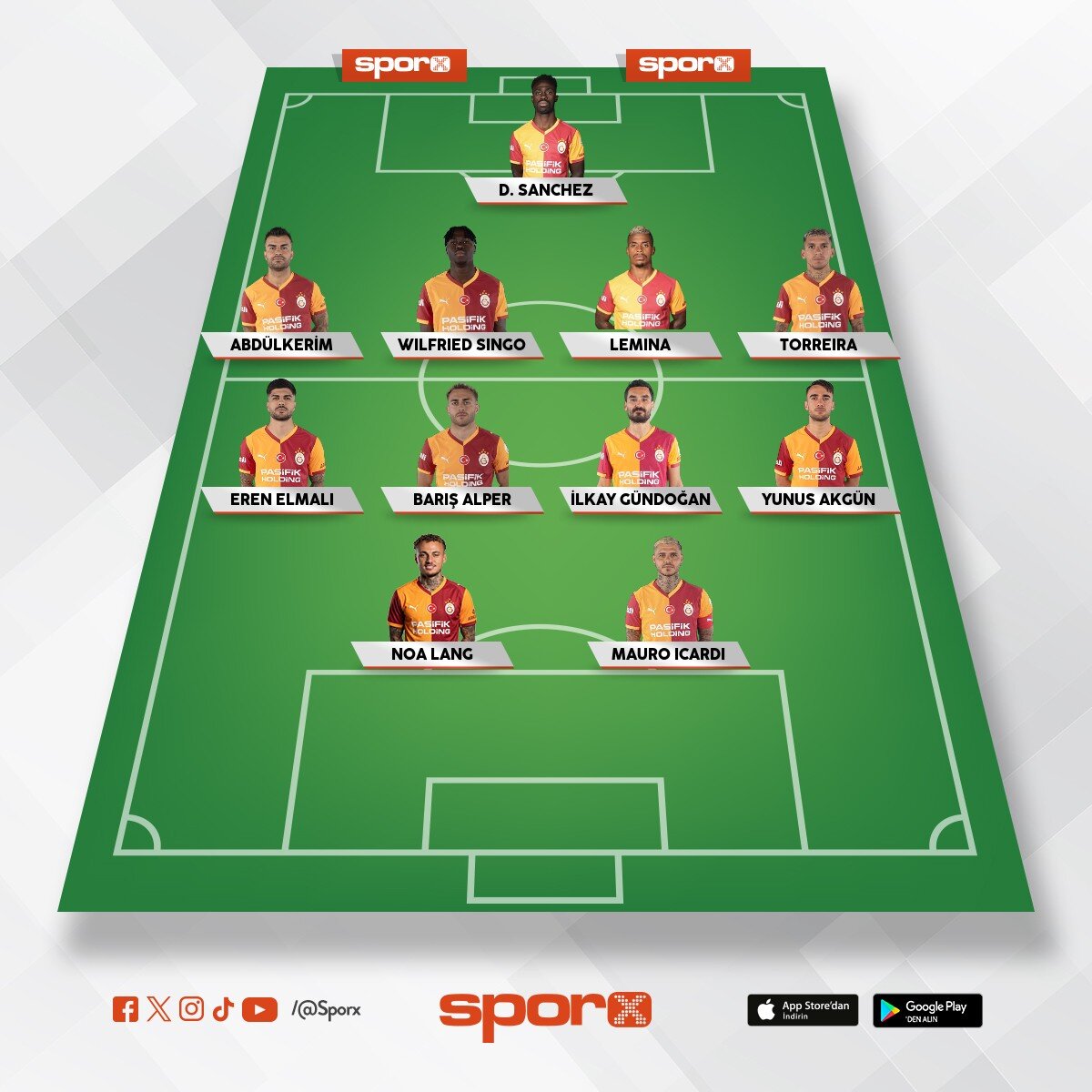 mauro icardi bar�� Alper y�lmaz noa lnag 
yunus akg�n toreyla lemina �lkay g�n do�an
abd�lkerim bard