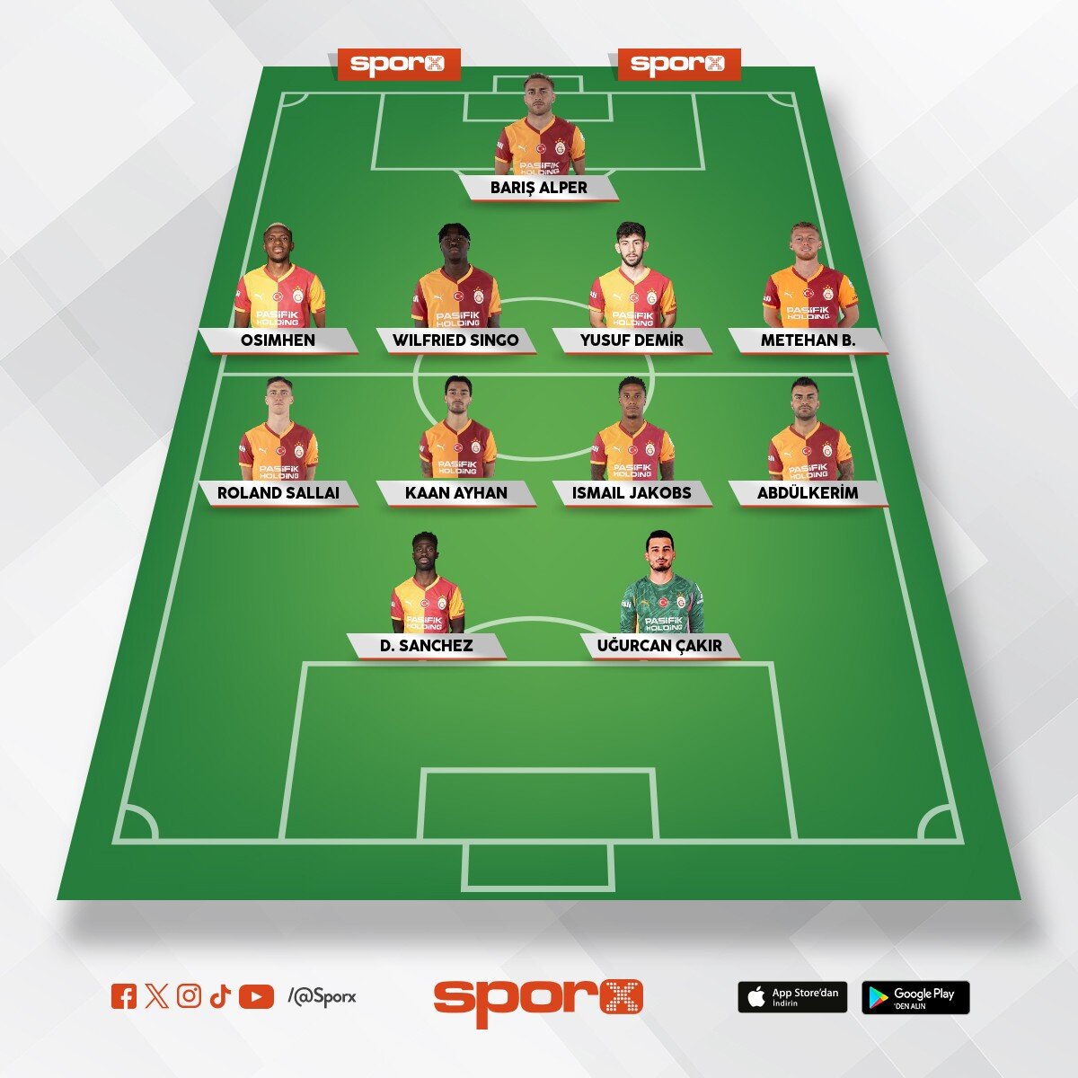 Ali Sami Yen kadrosu