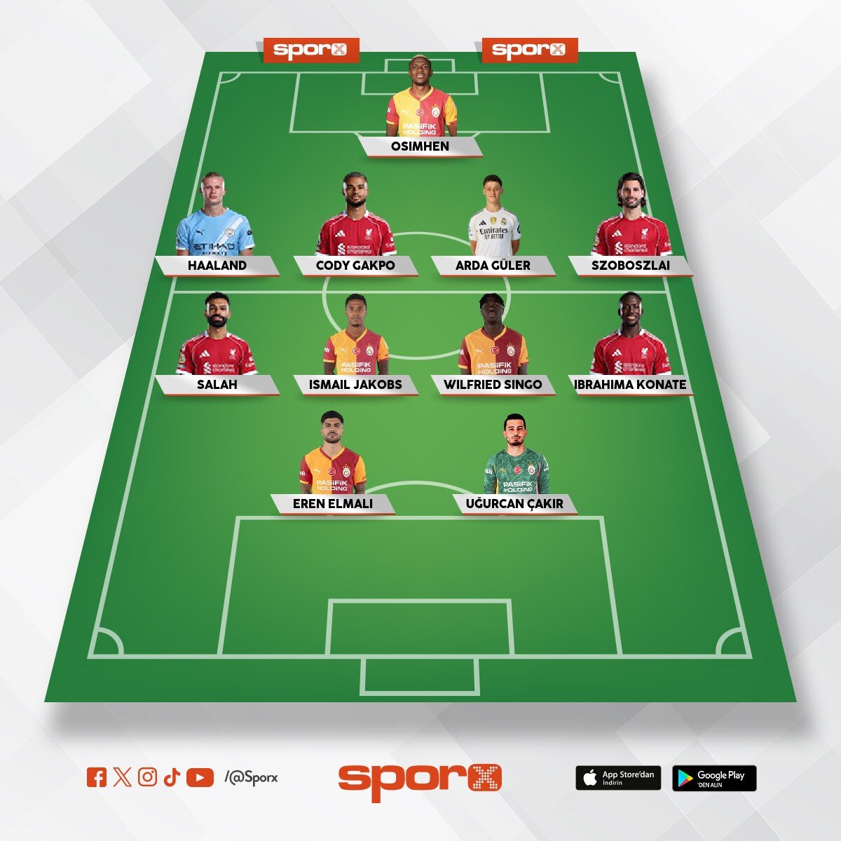 Galatasaray ilk 11