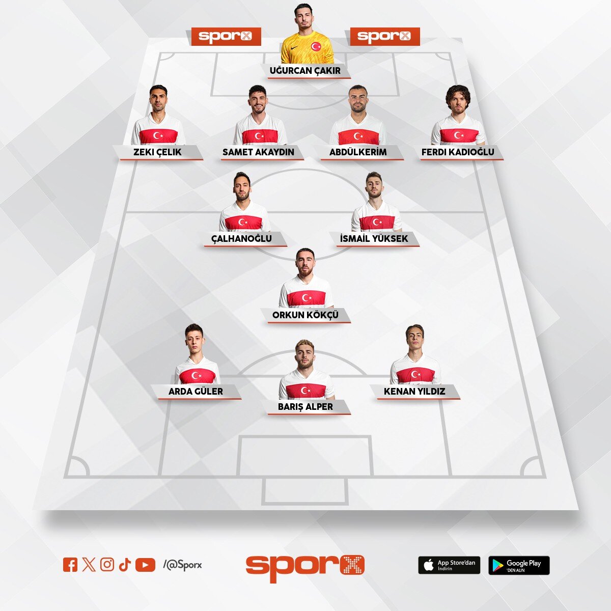  A Milli tak�m�n kosova ma�i ilk 11