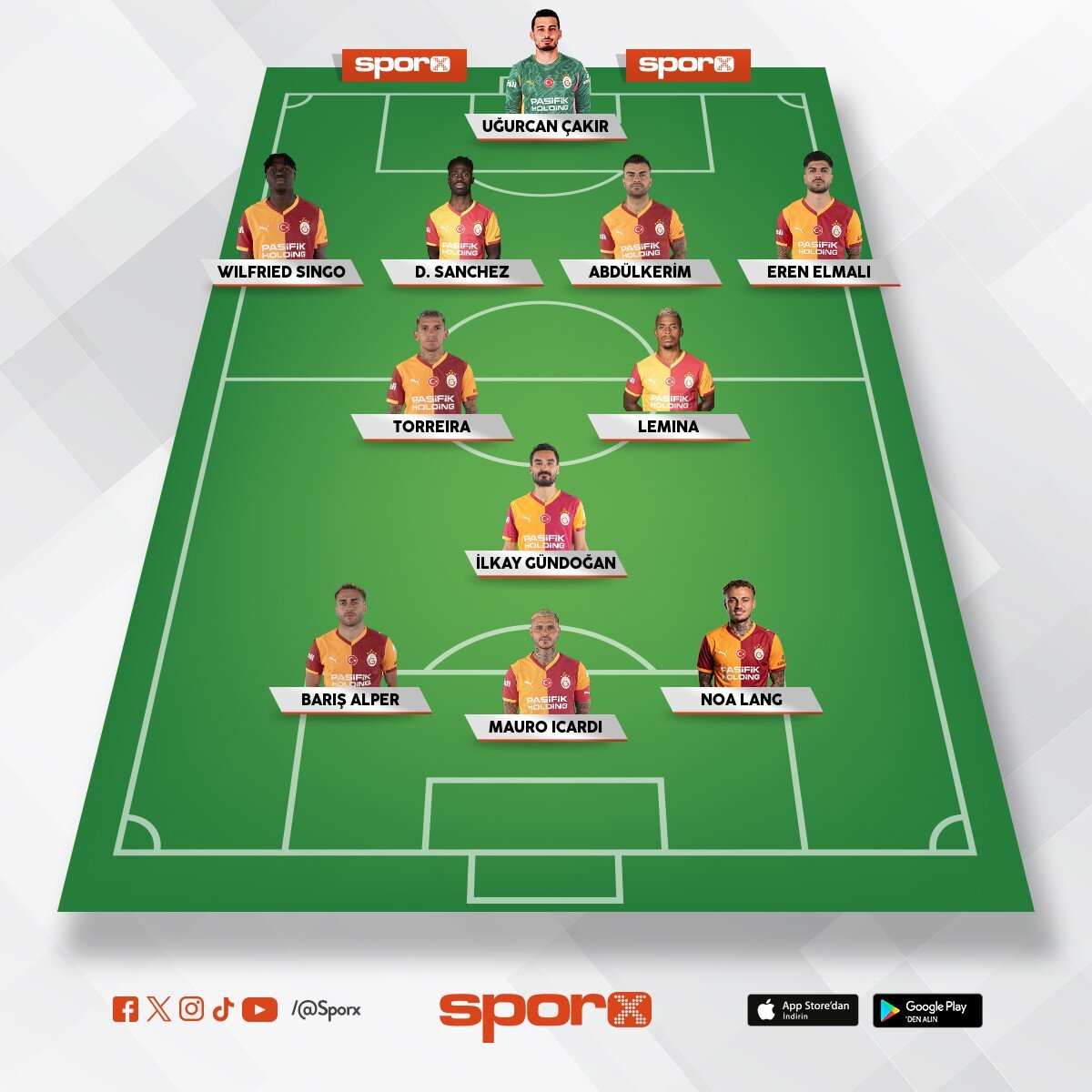 GS - ts ma��nda GS'nin ilk 11