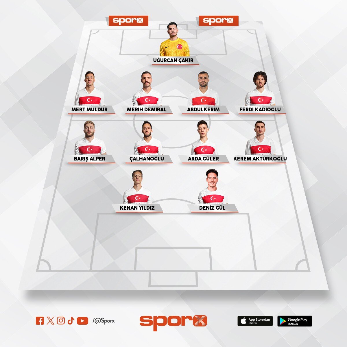 En iyi kadro ikinci yar�da bar�� yerine Orkun ama