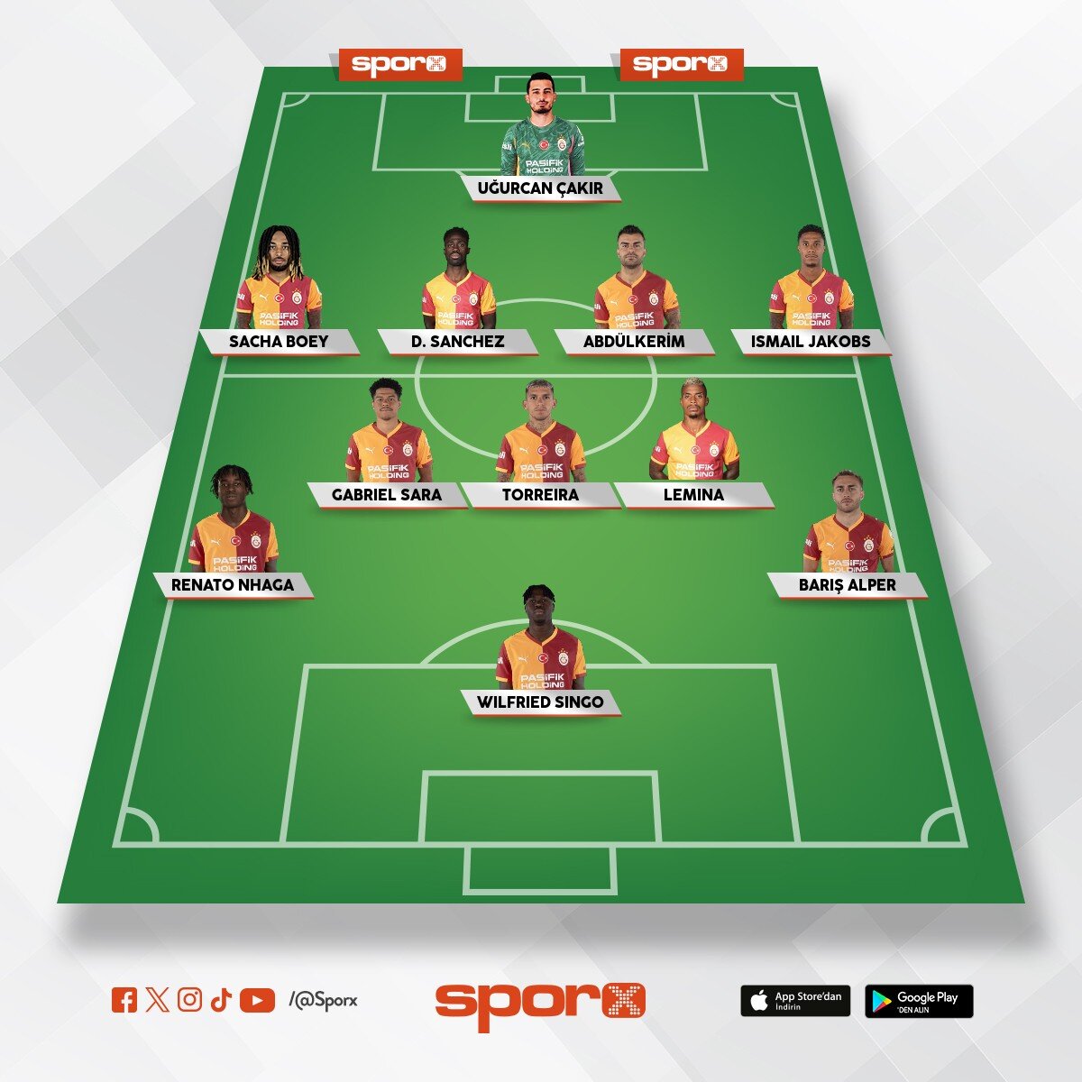 Singo , Oshimen etkisi yapar.