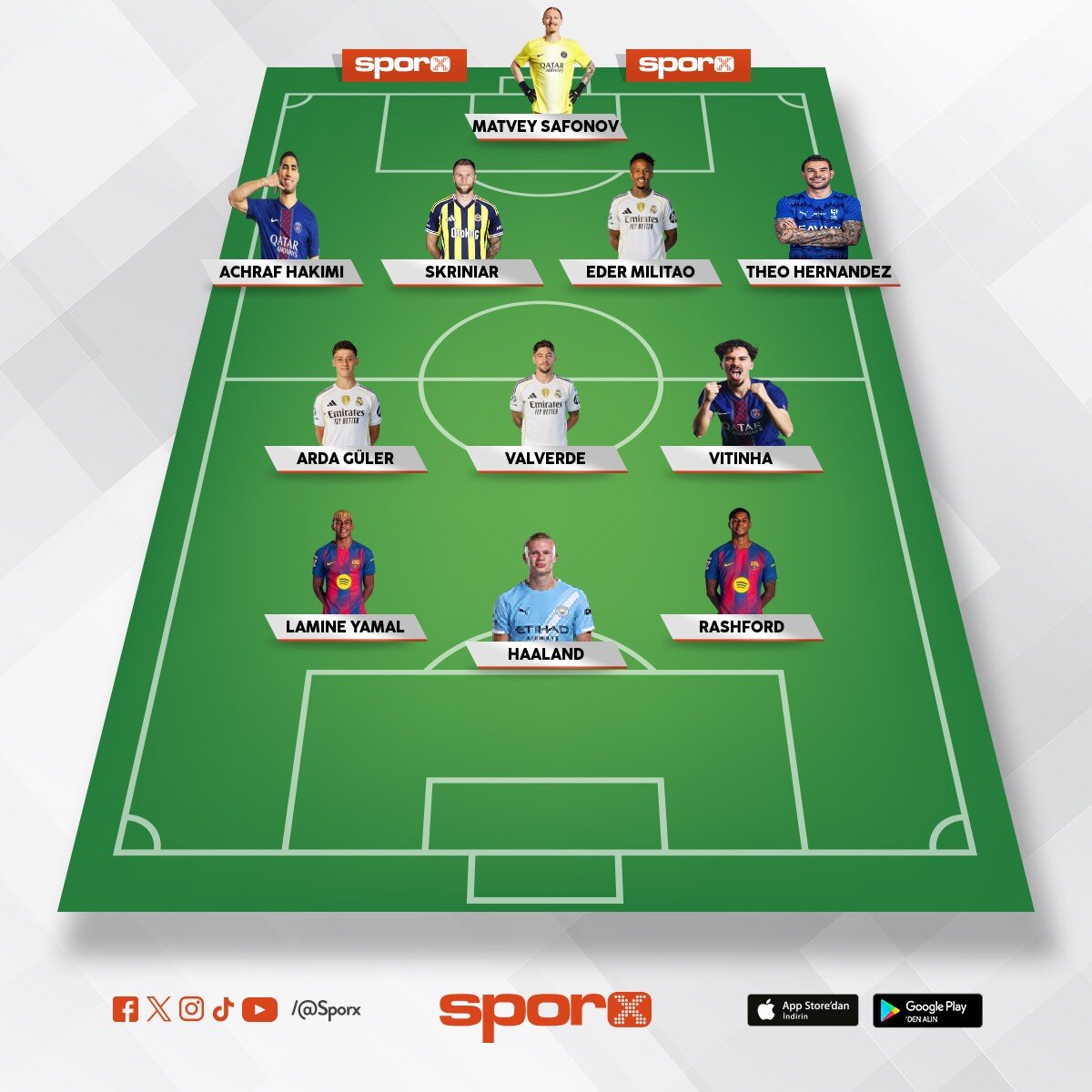 d�nyan�n en iyi kadrosu