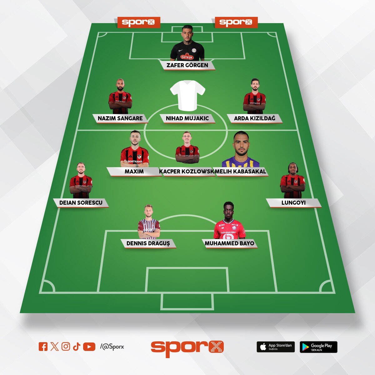 Burak bu kadro ile ��k