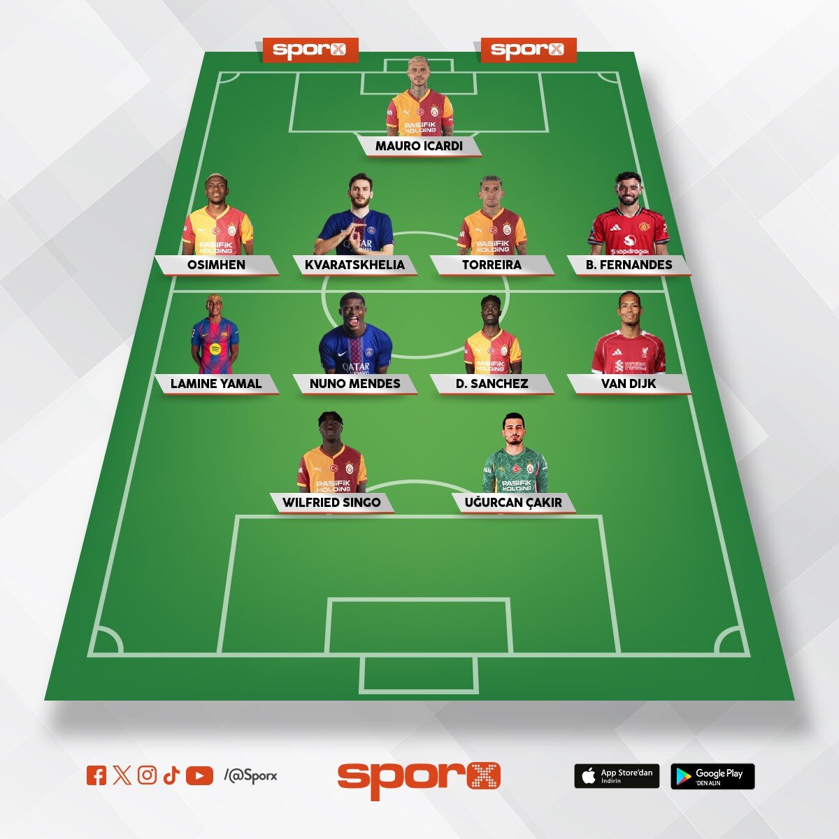 �AMP�YONLAR L�G� KADROSU