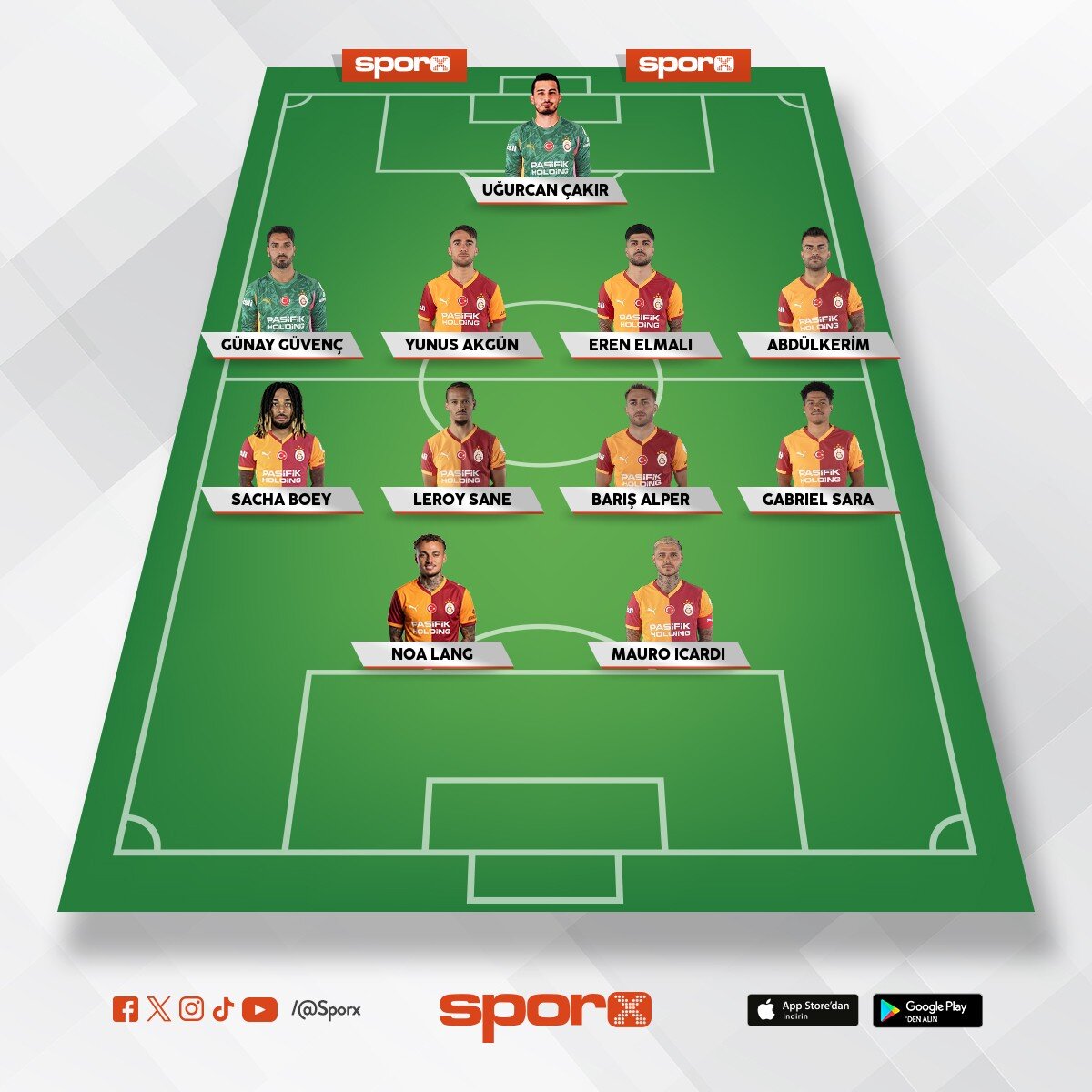 Galatasaray 4-4-2