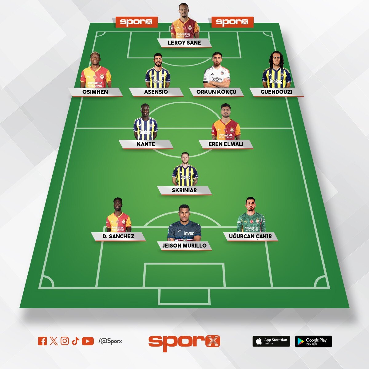 �sa Do�anay'�n alt�n ilk 11'i