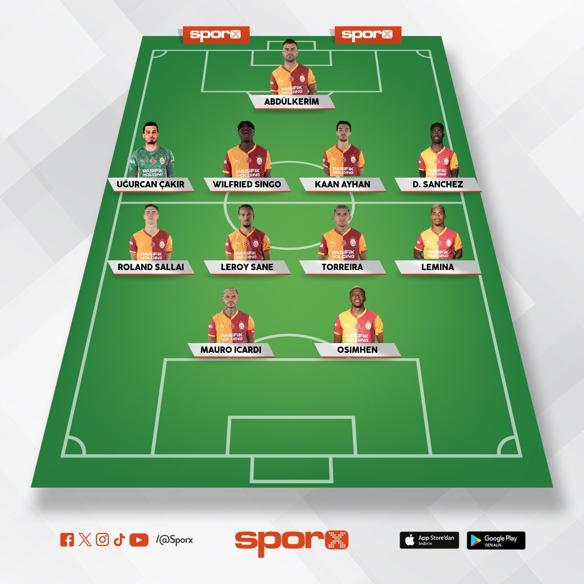 galatasaray okan buruk ayaz�n ilk 11 tercihi