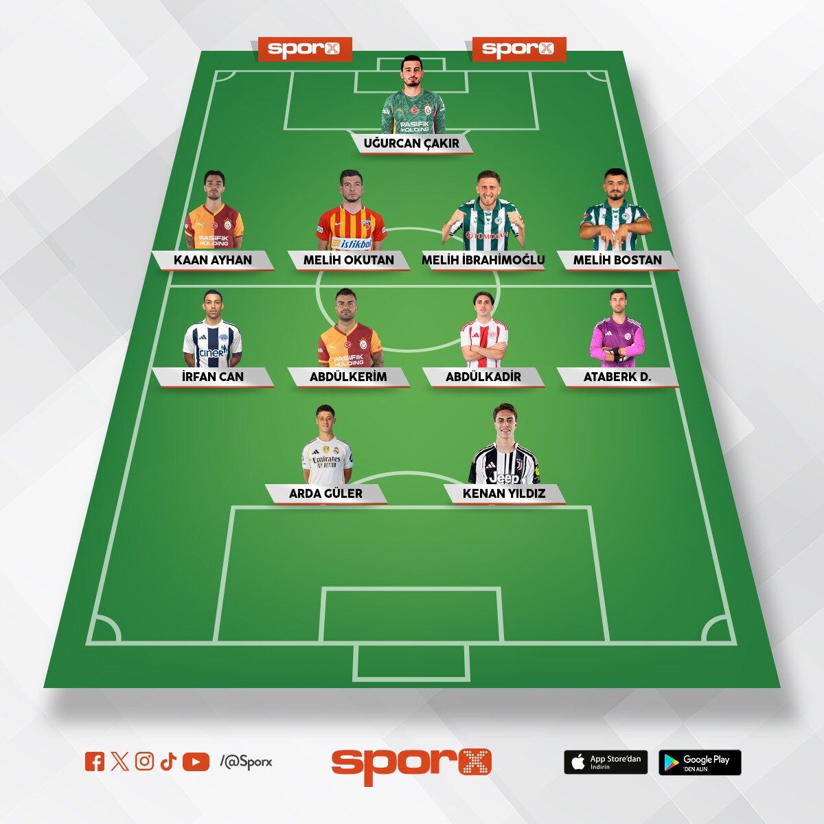 ispanya milli tak�m� ilk 11