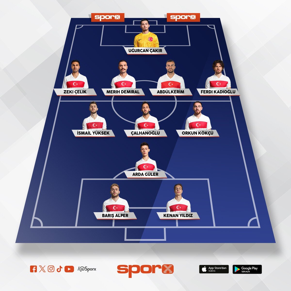 Forvetsiz milli tak�m kadrosu