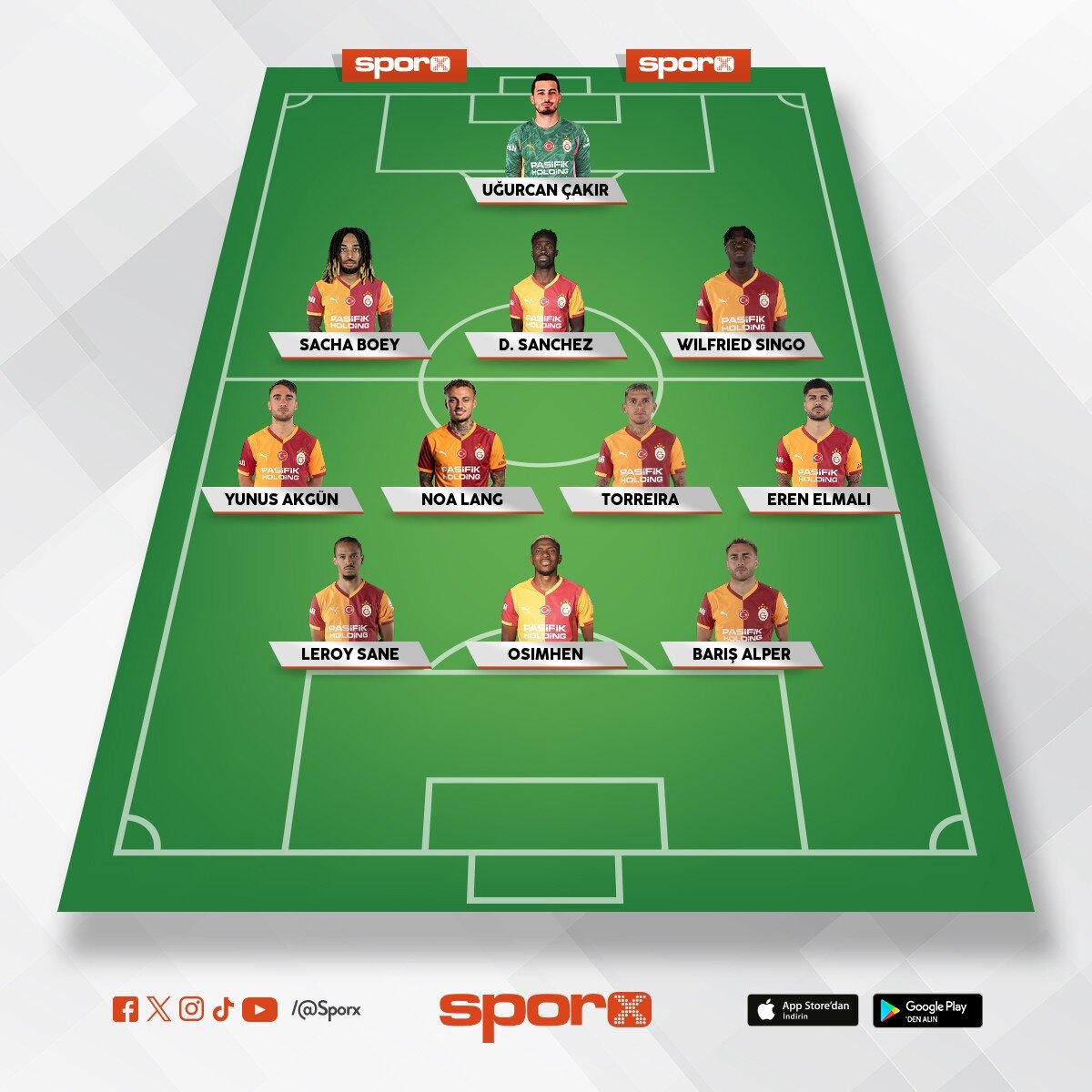 En iyi Galatasaray kadrosu like at�n