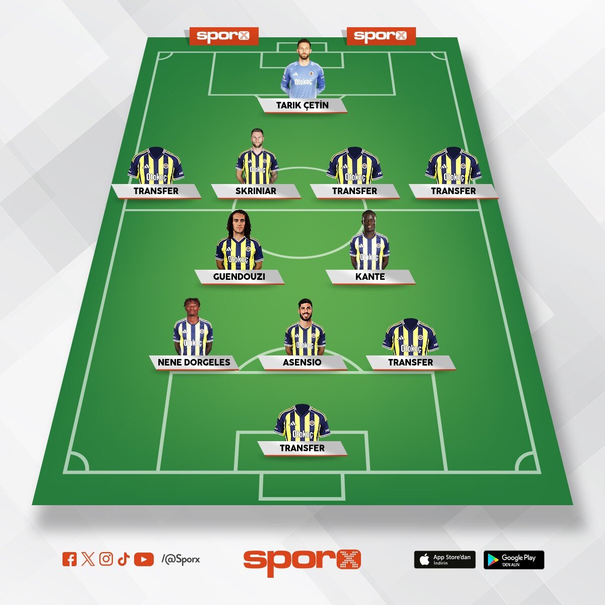 2026 - 2027 Fenerbah�e 11'i