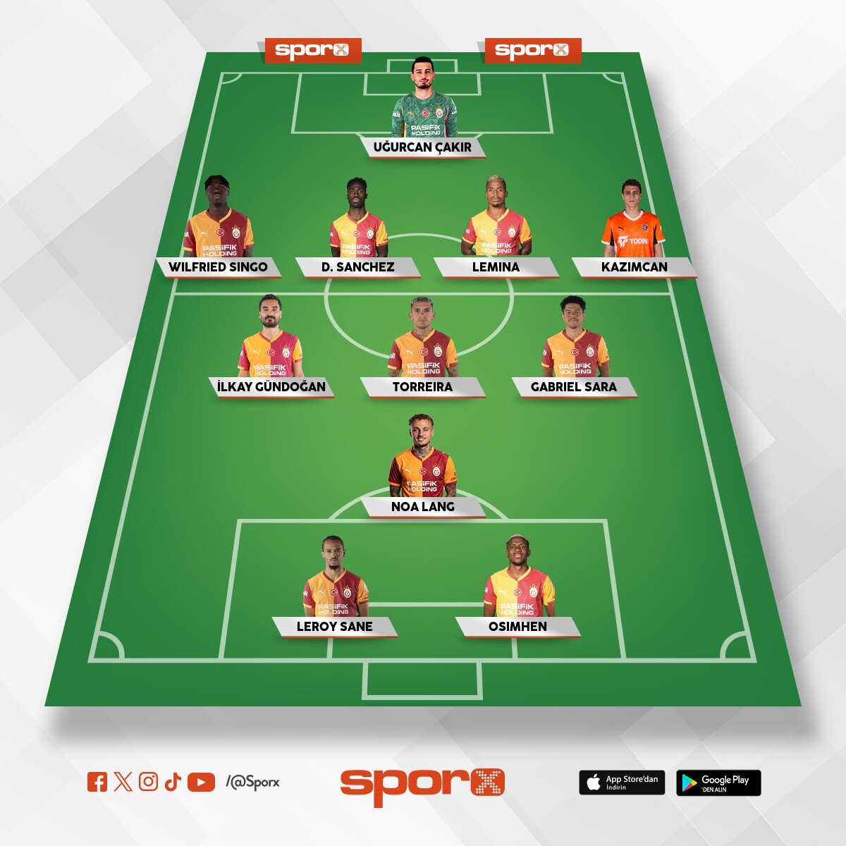 �ikenin ya�mur gibi ya�d��� ligde �slanmadan kalan tek tak�md�r Galatasaray 