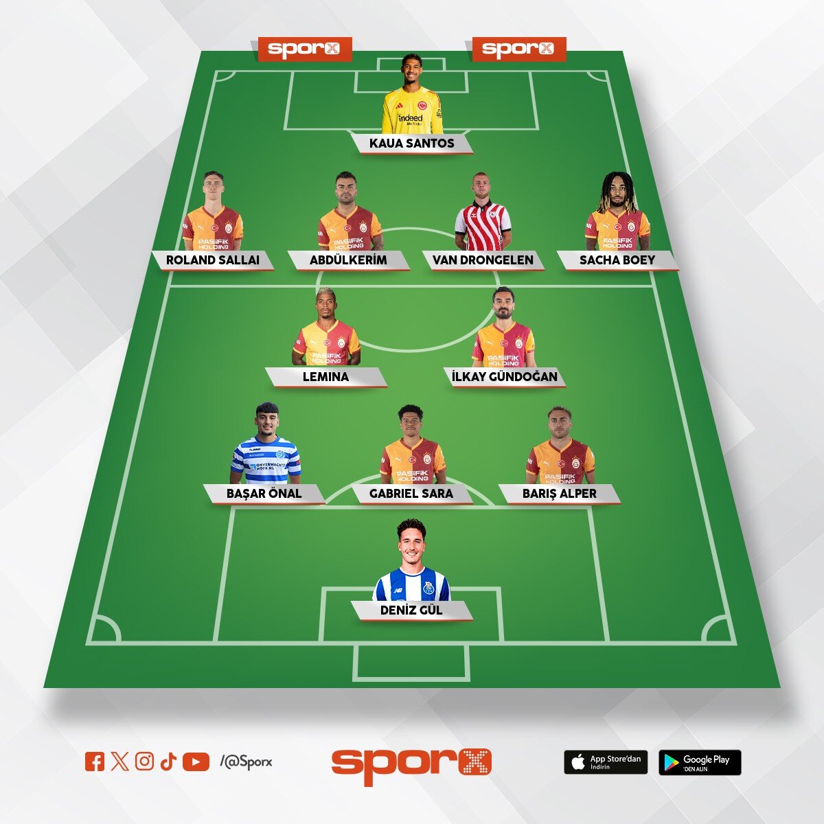 26/27 Los Galacticos Yedekleri 