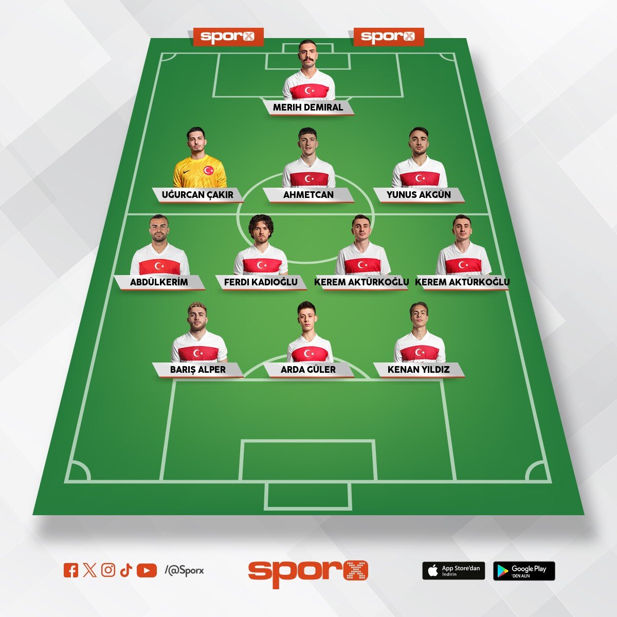 Emirhan karag�z 
3-4-3