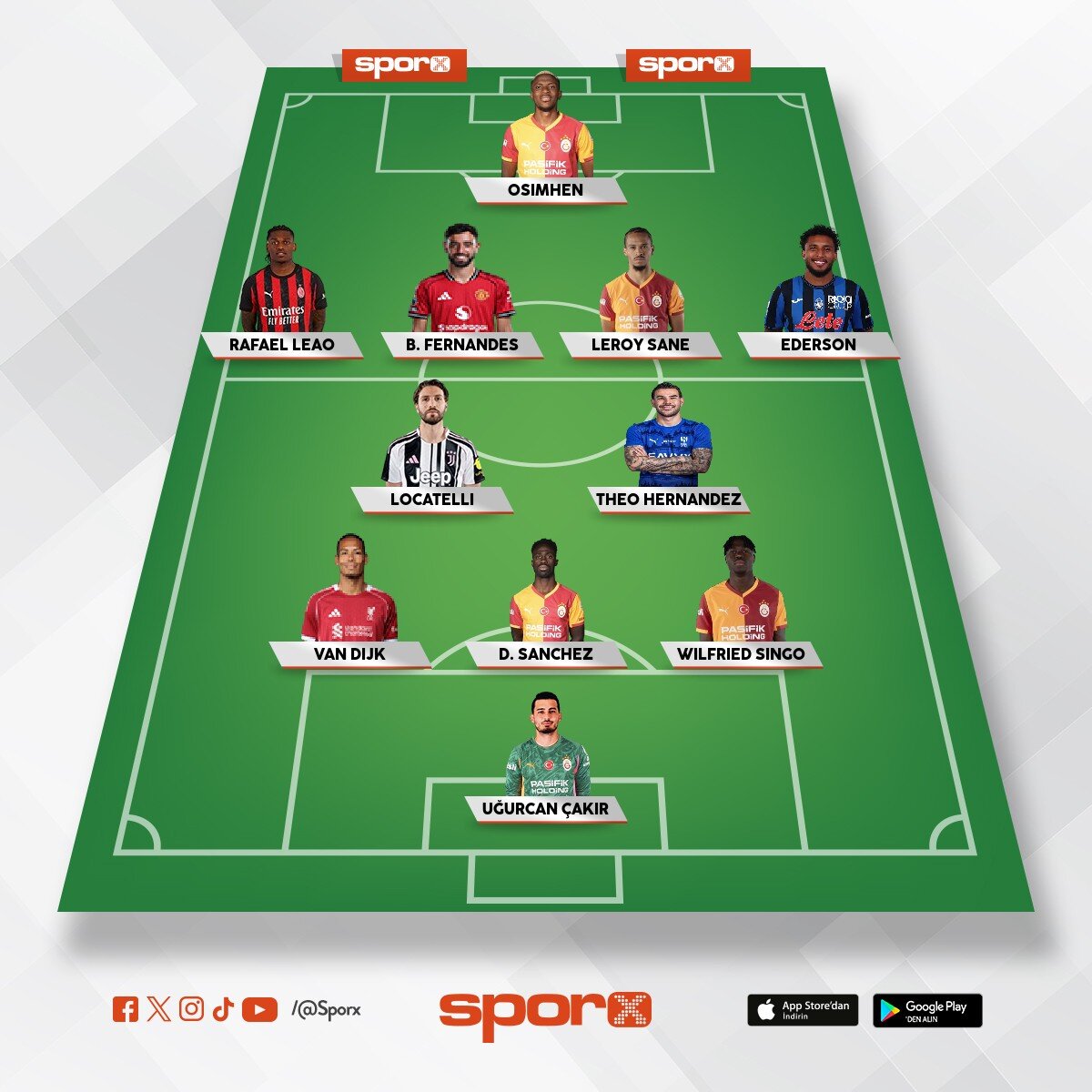 Galatasaray ilk 11