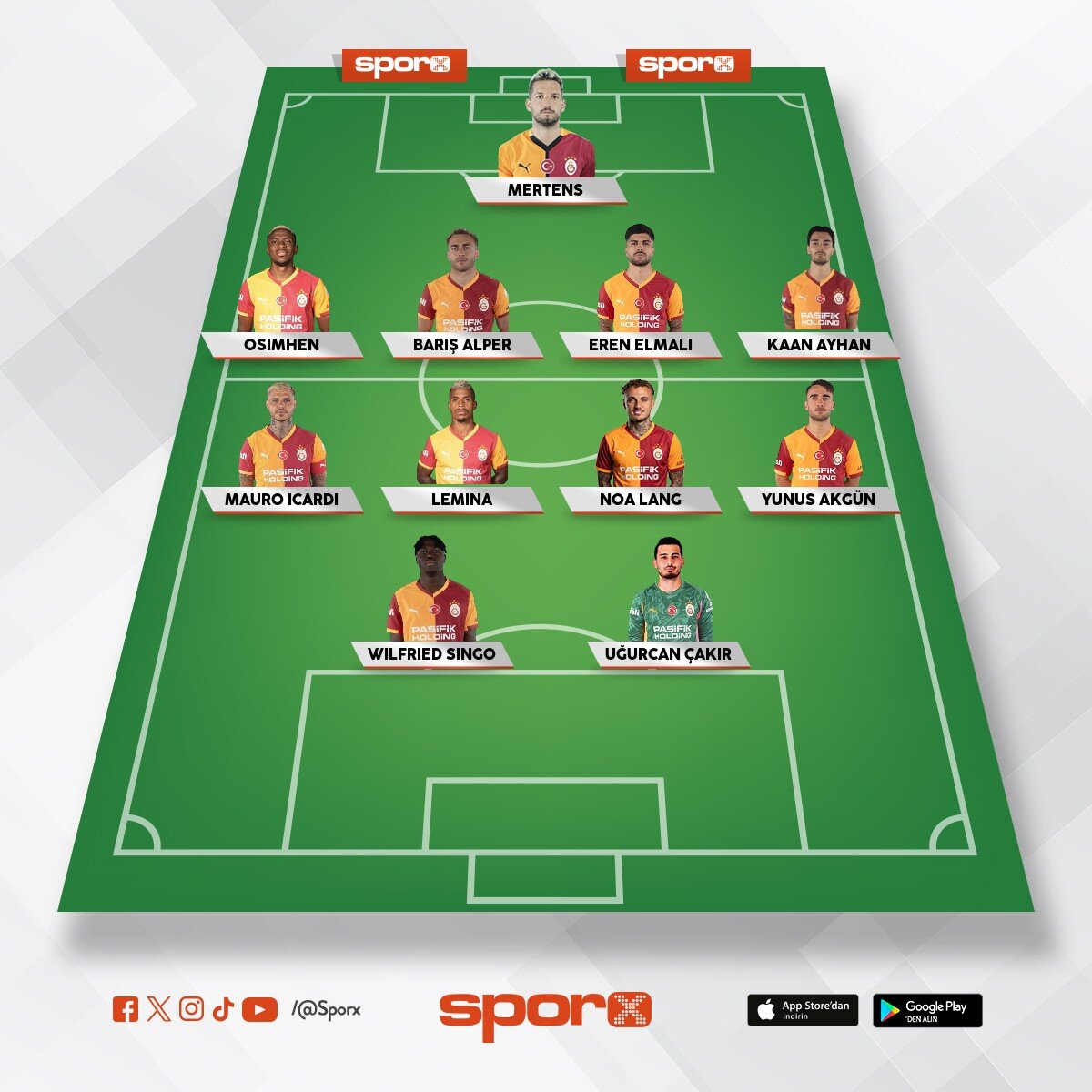 GALATASARAY �AMP�YON KADROSU