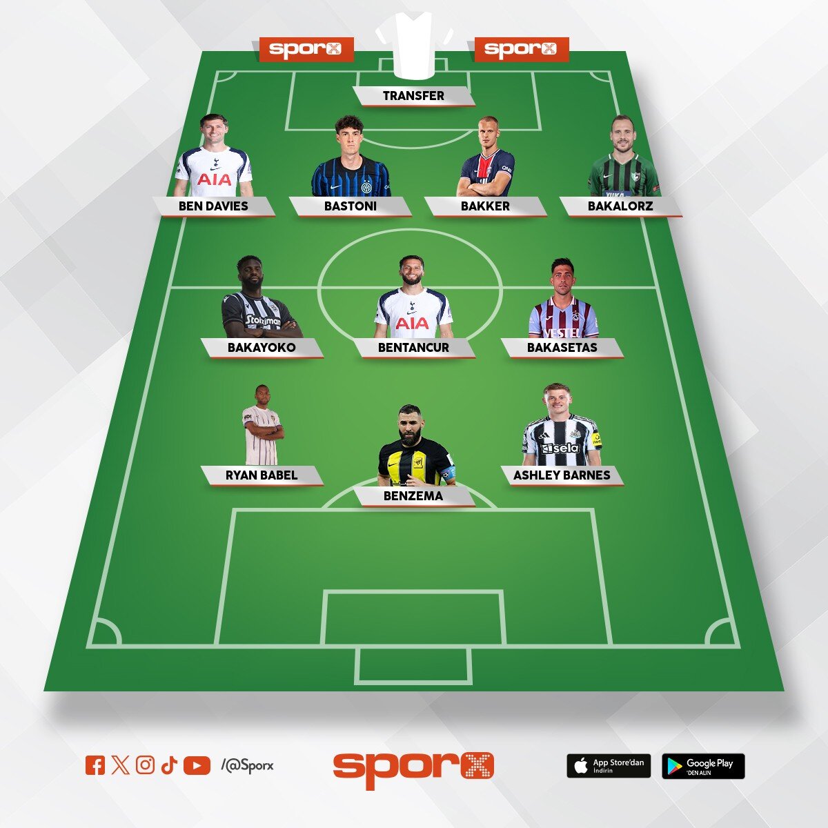 B ile futbolcular