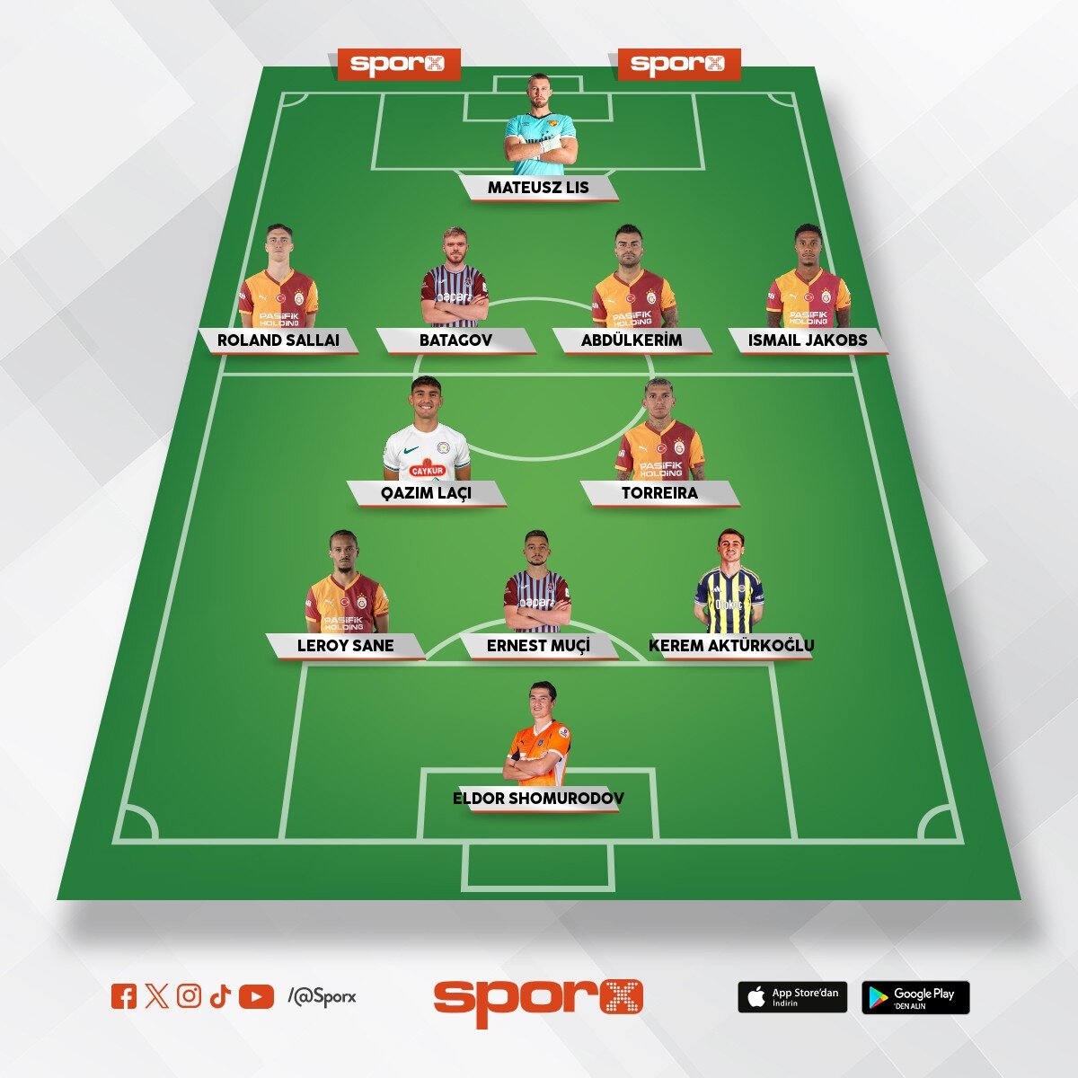 sezonun g�m�� 11'i