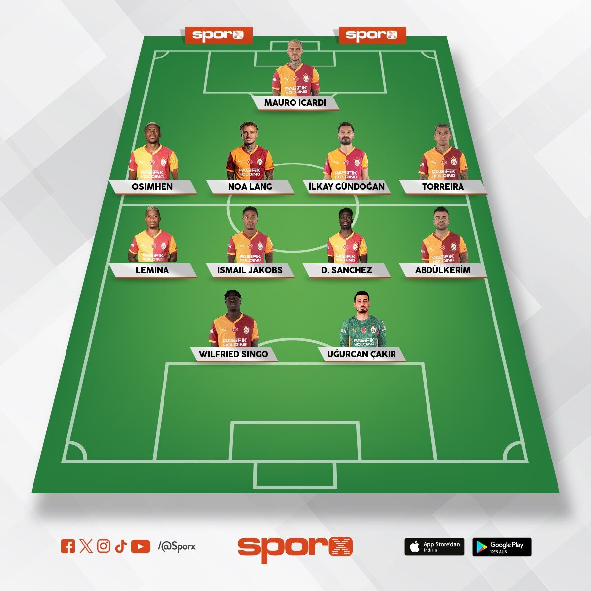 Galatasaray �lk 11 i