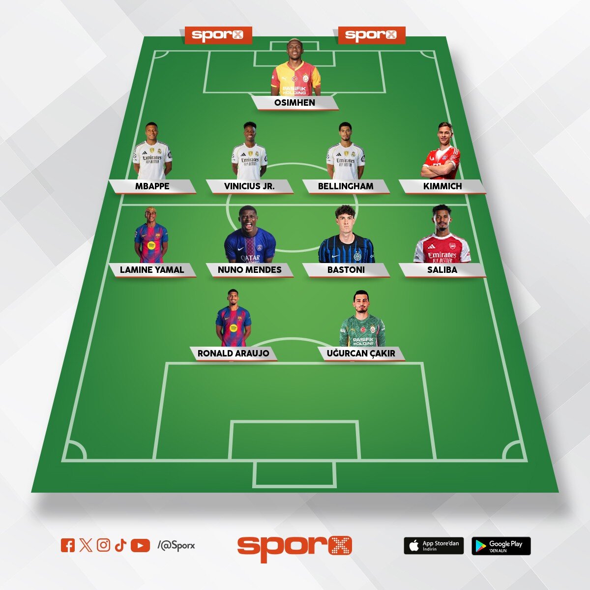 r�ya Galatasaray kadrosu