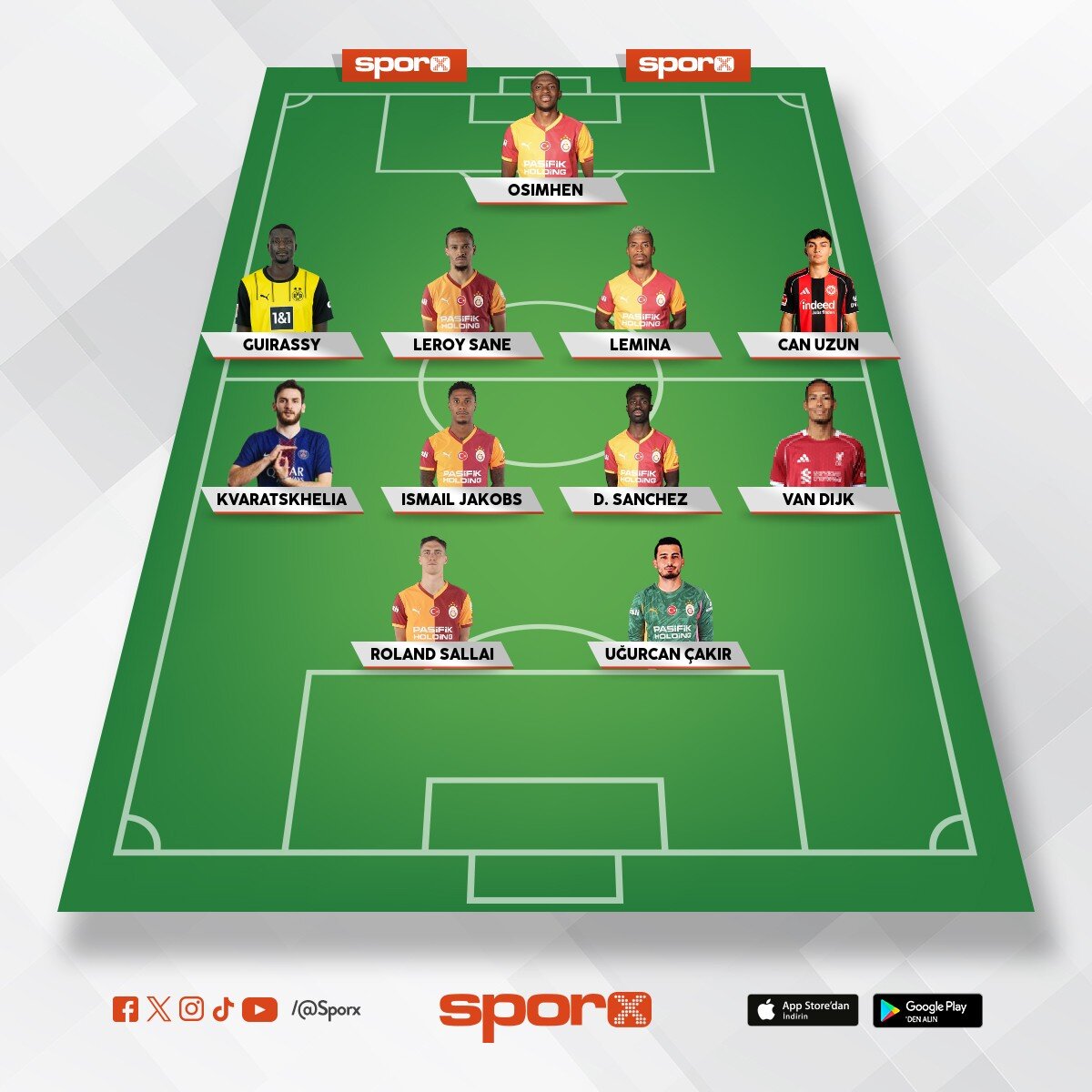 Galatasaray efsane kadro