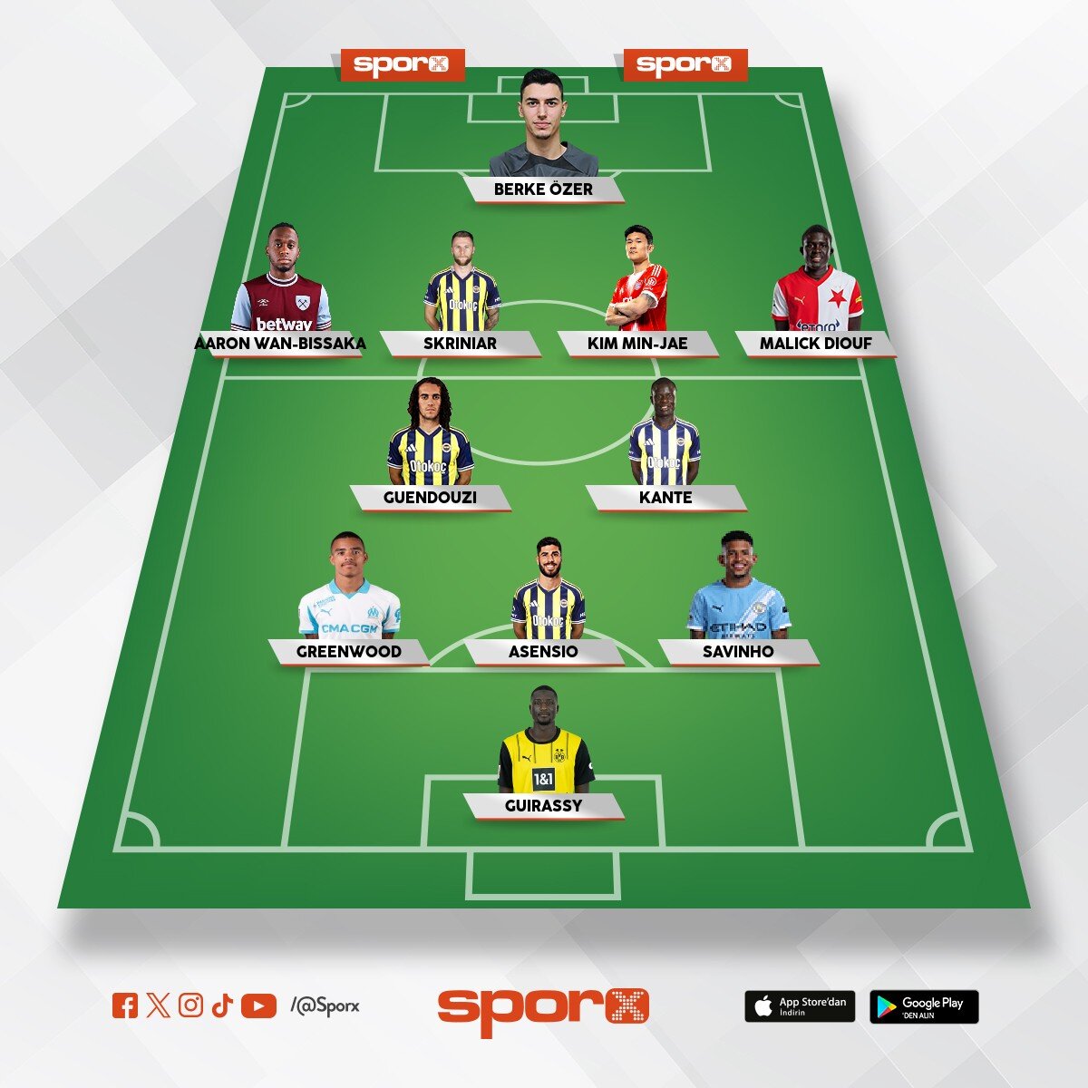 Talisca ve Vedat yedek gen� bir 8 birde 6 numara yabanc� tamam