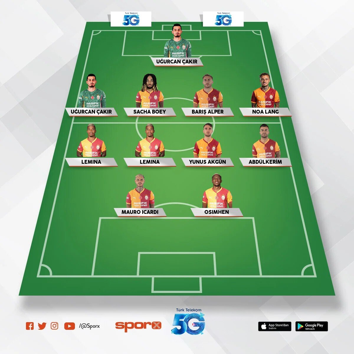GALATASARAY Kadrosu