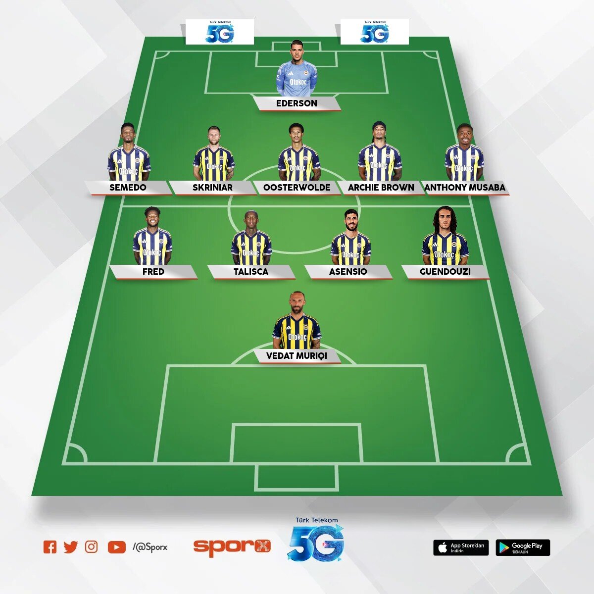 Fenerbah�e-Galatasaray  ma� yar�n 19:00 da ziraat T�rkiye kupas� ma�