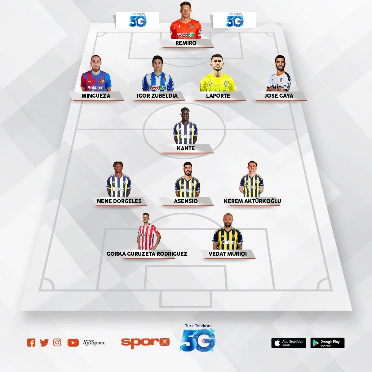 10 milyon euro alt� transfer edilebilir �spanyol futbolcular 